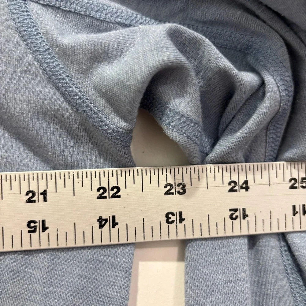 Dunning Golf Mens Large Blue Coolmax‎ Modal 1/4 Zip Pullover Long Sleeve Shirt